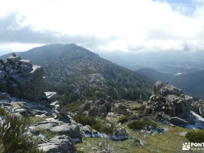 Cuerda Cabrillas-Canal de la Barranca; senderismo nivel bajo desafío senderista sierra de guadarrama